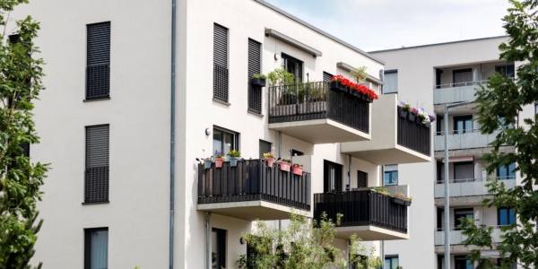 Das Bild zeigt die Aussenisolation eines Hauses.