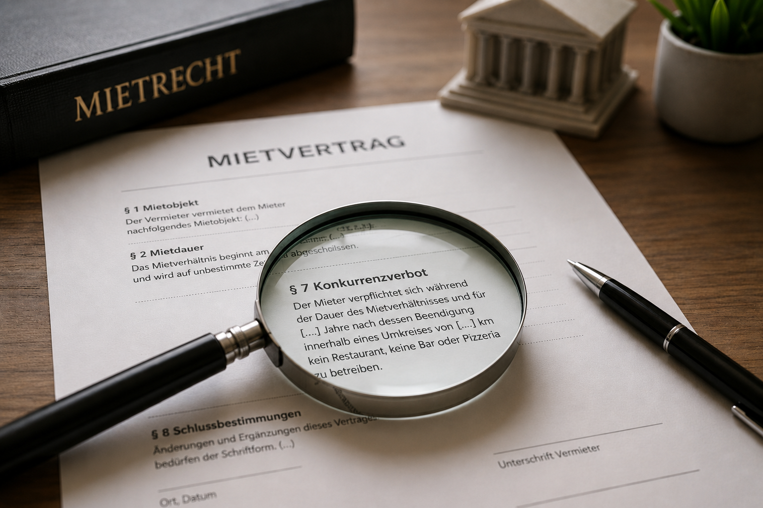 Konkurrenzverbot im Mietrecht